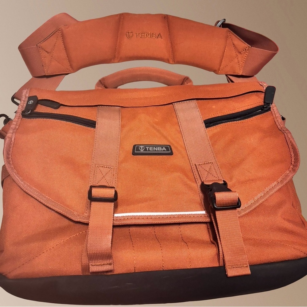 Orange Tenba Messenger Photo/Laptop Bag